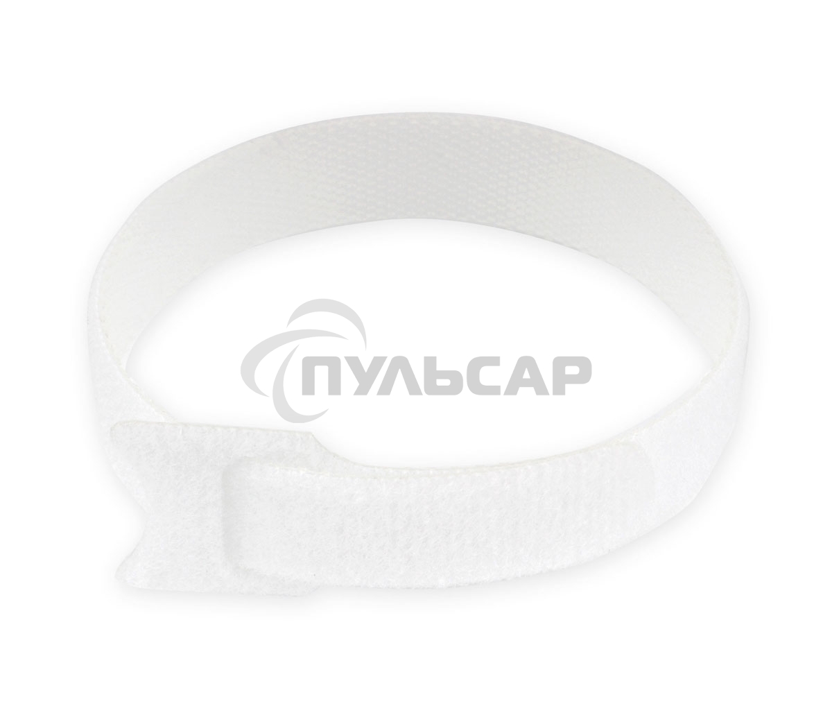 Хомуты-липучки на основе ленты Velcro VT-200x11WT 200 x 11 мм, черные (12 шт.)