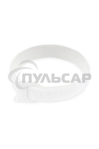 Хомуты-липучки на основе ленты Velcro VT-200x11WT 200 x 11 мм, черные (12 шт.)