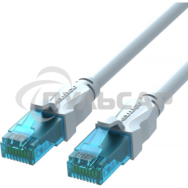 Патч-корд Vention прямой UTP cat.5е, RJ45 - 0,75м. Серый VAP-A10-S075