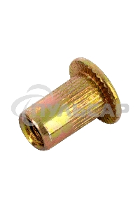 Заклепки резьбовые Denzel стальные, оцинкованные, М3, пластиковый кейс, 200 шт.