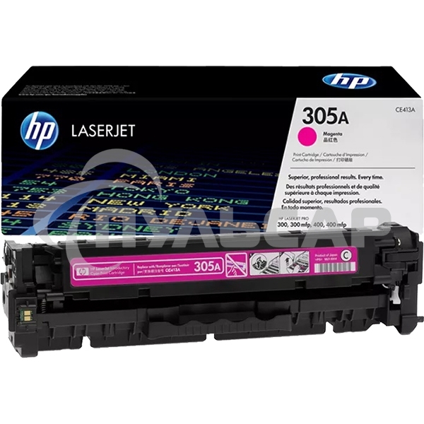 Картридж лазерный HP CE413A пурпурный CLJ Pro 300 Color M351 /Pro 400 Color M451/Pro 300 Color MFP M375/Pro 400 Color MFP M475 (2 600 стр.)