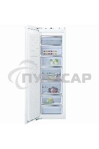 Встраиваемый морозильный шкаф Bosch GIN81AEF0U, белый, 212л, 5 ящиков