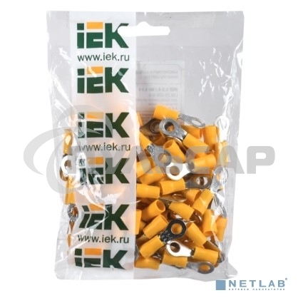 Наконечник НКИ 5.5-6 (кольцо 4-6) (уп.100шт) ИЭК UNL20-006-6-6