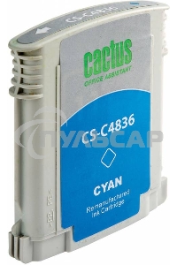 Картридж струйный Cactus CS-C4836 голубой (29 ml) для №11 HP 2000/2500/1000/1100/1200