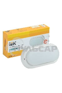 Светильник светодиодный ДПО 4012 12Вт 4000К IP54 овал бел. ИЭК LDPO0-4012-12-4000-K01