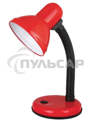 Светильник UF-301 С04 настол. 230В 60Вт красн. Ultraflash 12358