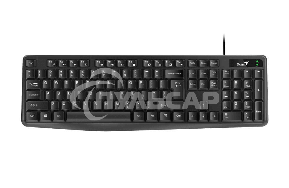 Клавиатура проводная Genius Smart KB-117, USB, черный