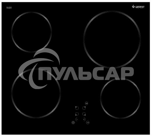 Электрическая варочная панель Gefest PVE 4233 K11 15734000