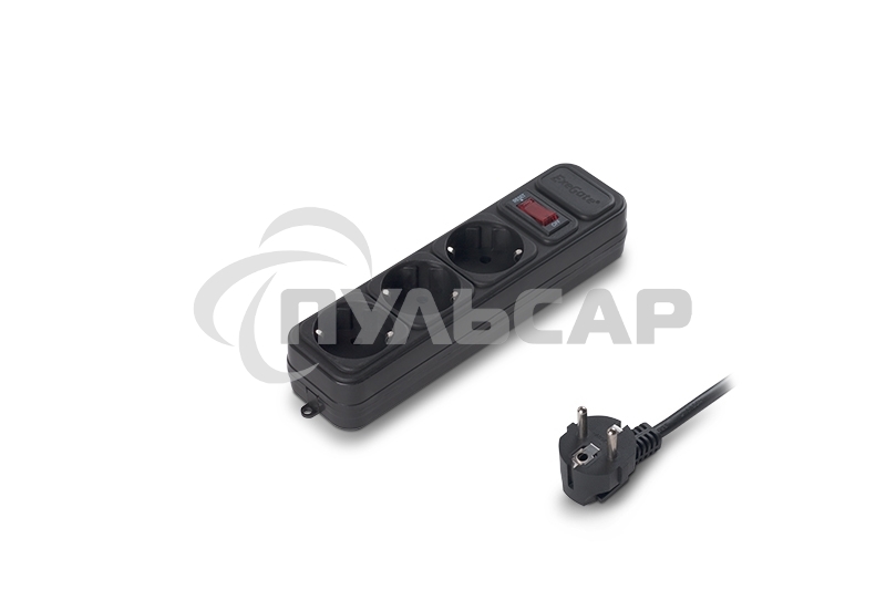 Сетевой фильтр ExeGate EX221176RUS SP-3-1.8B (3 розетки, 1.8м, евровилка, черный)