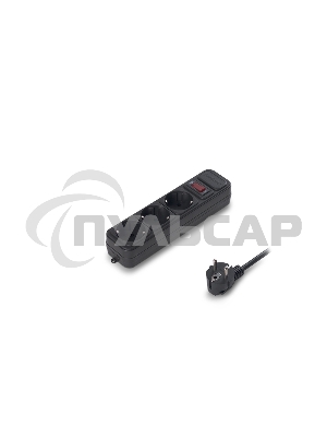 Сетевой фильтр ExeGate EX221176RUS SP-3-1.8B (3 розетки, 1.8м, евровилка, черный)