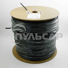 Кабель Cablexpert, SFTP5e, 4 пары, 0.51 мм, медь, однож., экран, оплетка, 305 м, для внешней прокладки, Fluke Test, черный