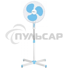 Вентилятор напольный Scarlett SC-SF111B29 45Вт скоростей:3 белый/голубой
