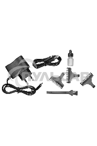 Машинка для стрижки Hyundai H-HC7111 серебристый/черный 3Вт (насадок в компл:3шт)