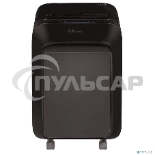 Шредер Fellowes PowerShred LX210 черный (секр.P-4) перекрестный 16лист. 23лтр. скрепки скобы пл.карты