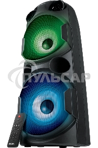 Колонка АС Sven PS-750, черный (80 Вт, TWS, Bluetooth, FM, USB, microSD, LED-дисплей, 2х4400мА*ч)