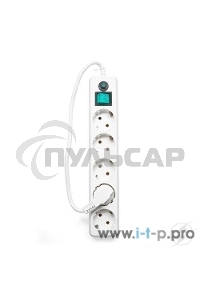 Сетевой фильтр Гарнизон ЕНLW-4 0,5 м 5 розеток белый 