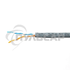 Кабель SkyNet Premium UTP indoor 2x2x0,51, медный, FLUKE TEST, кат.5e, однож., 305 м, box, серый