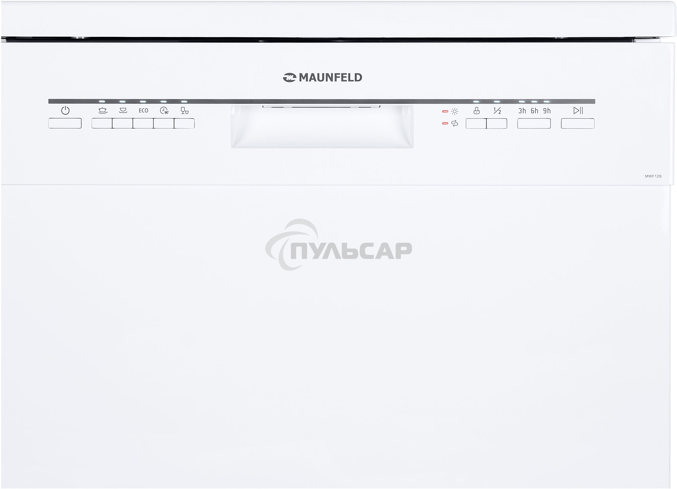 Посудомоечная машина Maunfeld MWF12S, белый, 59.8 см, 12 компл., 52 дБ, класс A+