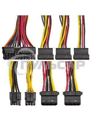 Блок питания ExeGate TPS450 (EX292228RUS), 450Вт, 80мм, черный