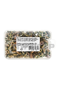 Заклепки резьбовые Denzel стальные, оцинкованные, М3, пластиковый кейс, 200 шт.