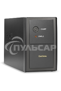 Источник бесперебойного питания ExeGate EP244541RUS Power Back BNB-400 400VA, черный, 2 евророзетки