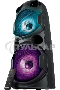 Колонка АС Sven PS-750, черный (80 Вт, TWS, Bluetooth, FM, USB, microSD, LED-дисплей, 2х4400мА*ч)