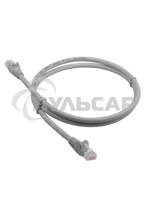 Патч-корд LANMASTER LSZH UTP кат.6, 1.5 м, серый
