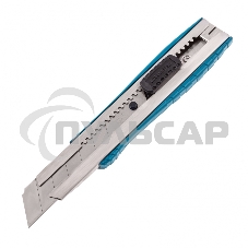 Нож 195 мм, метал.корпус, выдв. сегм. лезвие 25 мм (SK-5), метал. напр-щая, клипса для ремня Gross