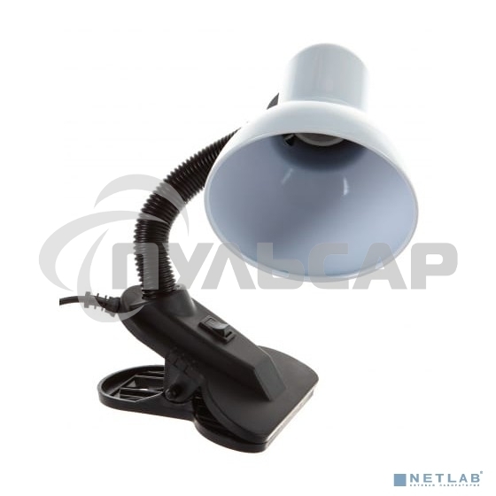 Светильник Ultraflash UF-320 C01 (12361) настольный на прищепке E27 белый 60Вт