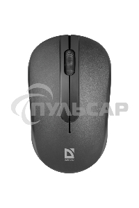 Мышь беспроводная Defender Datum MM-285 черный, 1600 dpi, радиоканал, USB, кнопки - 3
