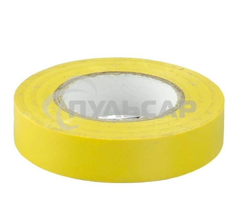 Изолента Iek UIZ-13-10-K05 0,13х15 мм желтая 20 метров ИЭК