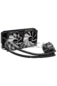 Система водяного охлаждения ExeGate BlackWater-240V2.PWM.RGb черный, 120 мм, алюминий, 2000 об/мин, 22 дБ, 4 pin, 220 Вт