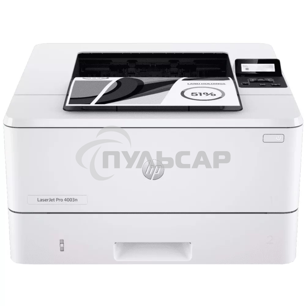 Принтер лазерный HP LaserJet Pro 4003n (2Z611A), A4, ч/б, печ. до 40 стр/мин., 1200 x 1200 dpi, USB, RJ-45, Air Print, Mopria