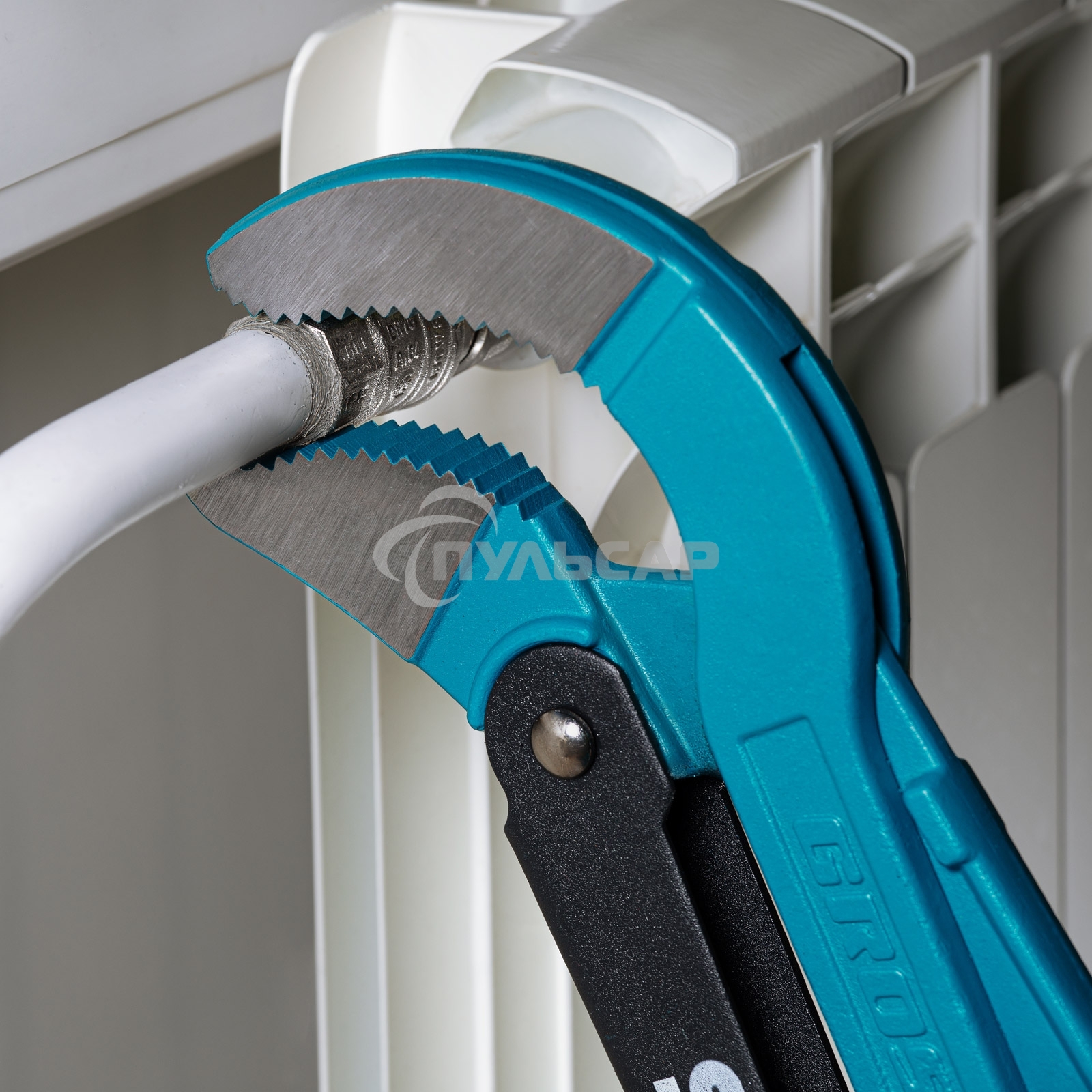 Ключ GROSS 15616 трубный рычажный №4 3'' цельнокованый crv тип - ''s'' 15616