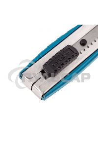 Нож 195 мм, метал.корпус, выдв. сегм. лезвие 25 мм (SK-5), метал. напр-щая, клипса для ремня Gross