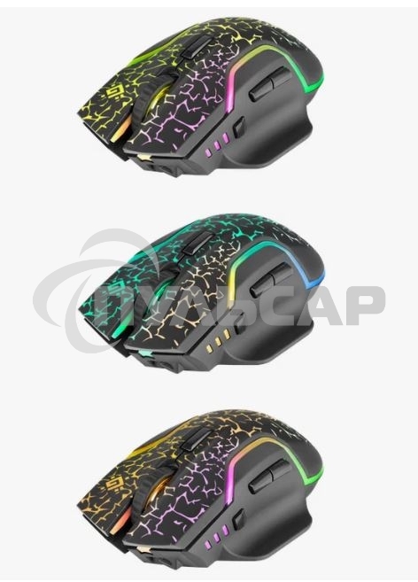 Мышь беспроводная Defender Oneshot GM-067 черный, 3200 dpi, радиоканал, USB, кнопки - 7