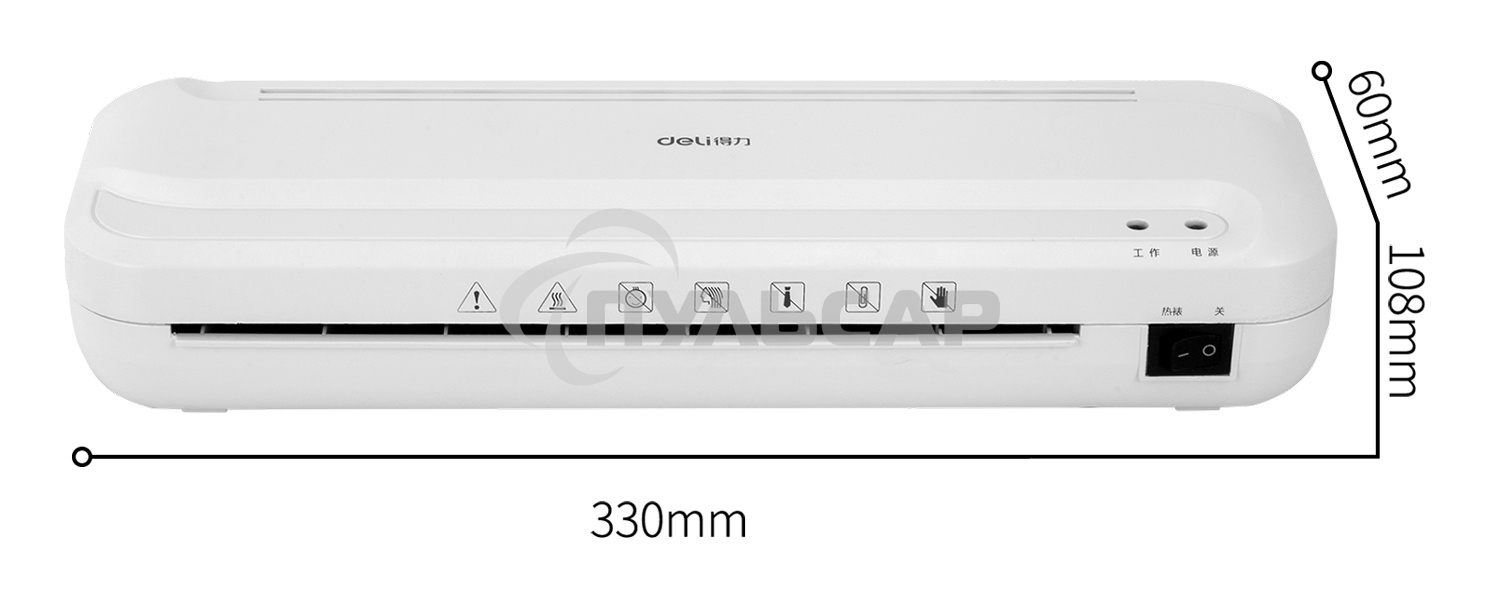 Ламинатор Deli E2132 A4 (70-100мкм) 22см/мин реверс