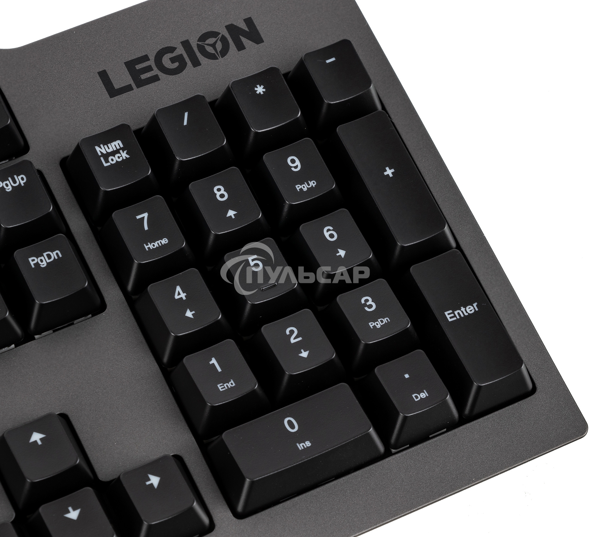 Клавиатура проводная Lenovo Legion K500 RGb механическая черный USB Multimedia for gamer LED (подставка для запястий)