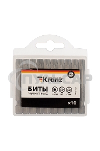 Бита Torx T-40х50 мм для шуруповерта (упак. 10 шт.) Kranz