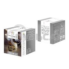 Декоративный фонарь Neon-night со свечкой, плетеный корпус, белый, размер 14х14х16,5 см, цвет теплый белый