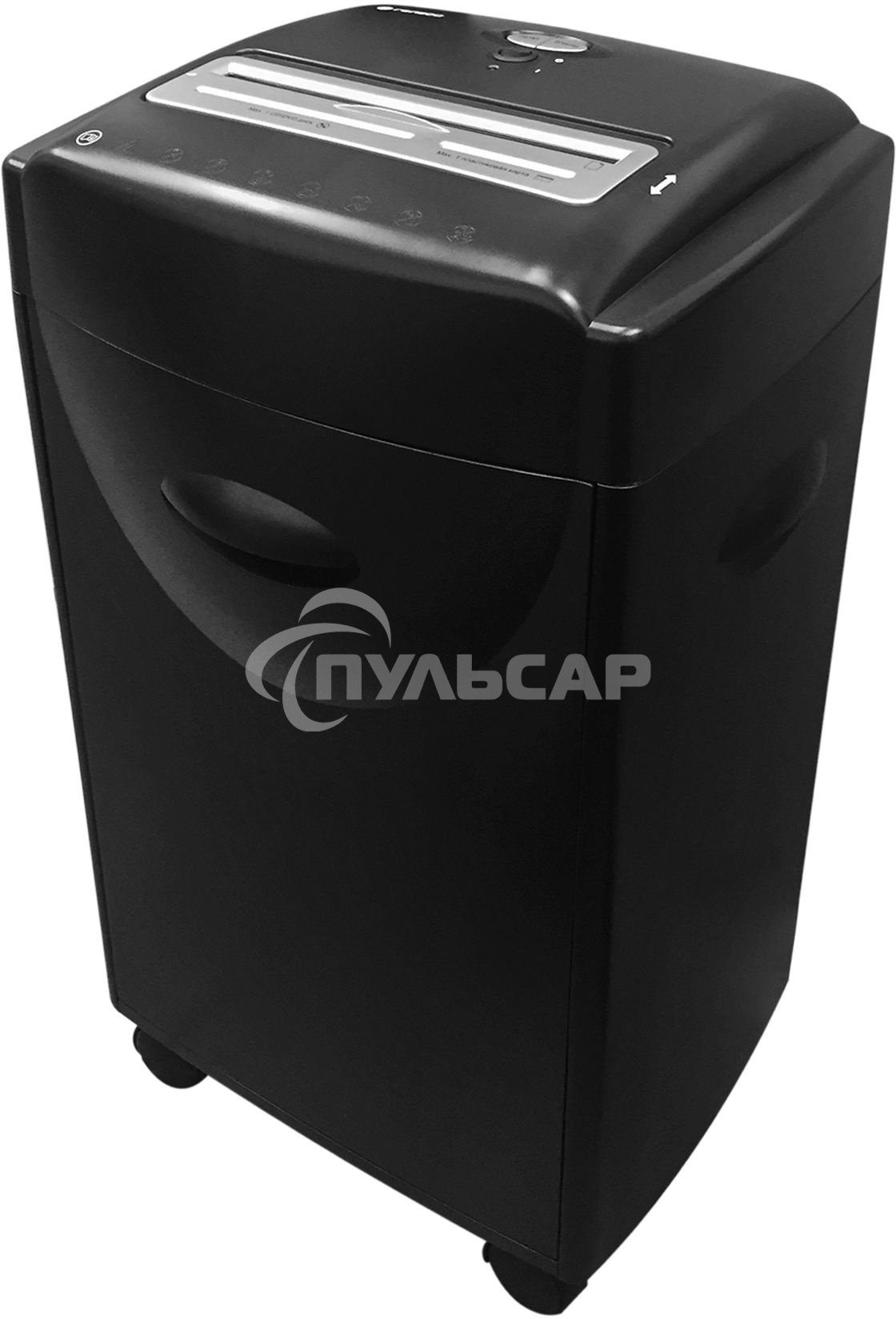 Шредер ГЕЛЕОС УМ42-4, DIN P-4 (4 ур-нь секр.), фрагмент 3,9х30мм, 18-21 лист (70г/м2), CD/пл.карты/скрепки/скобы, 42 л