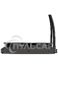 Система водяного охлаждения ExeGate BlackWater-240V2.PWM.RGb черный, 120 мм, алюминий, 2000 об/мин, 22 дБ, 4 pin, 220 Вт