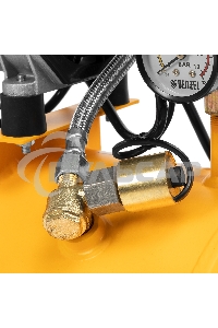 Компрессор DLS950/24 безмаслянный малошумный 950 Вт, 165 л/мин,ресивер 24 л Denzel