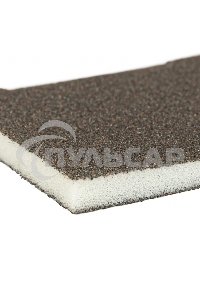 Губка для шлифования Matrix, 125 х 100 х 10 мм, мягкая, 3 шт., P 60/80, P 60/100, P 80/120