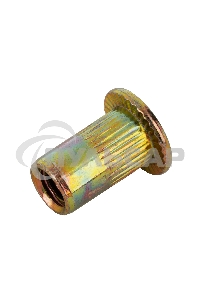 Заклепки резьбовые Denzel стальные, оцинкованные, М4, пластиковый кейс, 140 шт.