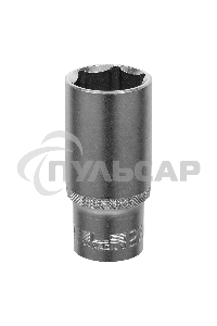 Головка торцевая удлиненная, 27 мм, 6-гранная, CrV, под квадрат 1/2