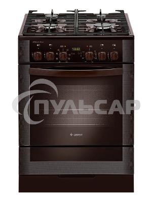 Плита комбинированная Gefest ПГЭ 6502-03 0045 коричневый, конфорок 4 газовых, духовка 55 л, 60 см x 85 см x 60 см