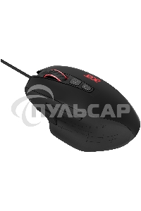 Мышь проводная Acer OMW124 черный, 6400 dpi, USB, кнопки - 8