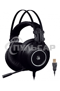 Наушники с микрофоном A4 Bloody G528C черный 1.8м мониторы USB оголовье (G528C)
