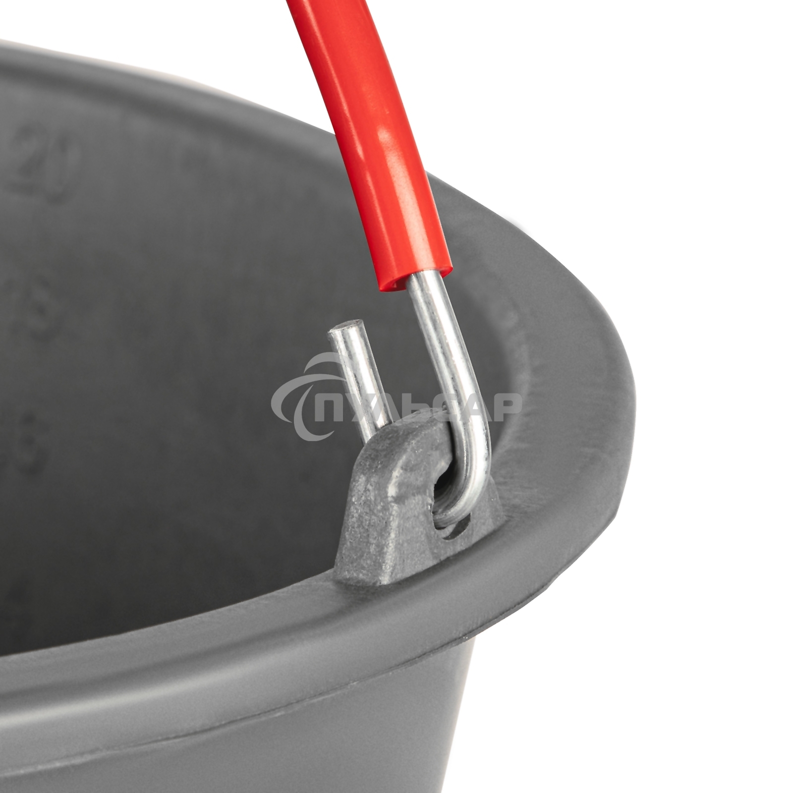 Ведро строительное Matrix пластмассовое 16 л, ударопрочное, обрезиненная ручка 81463